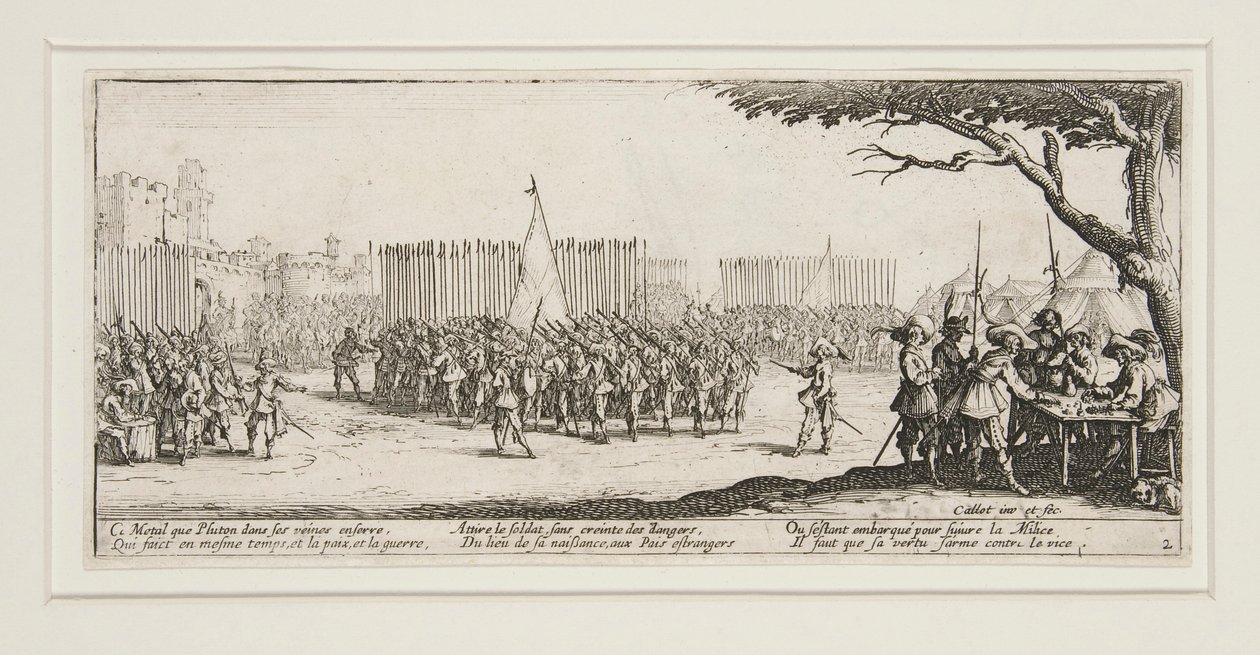 The Great Miseries of War: No. 2 - L by Jacques Callot