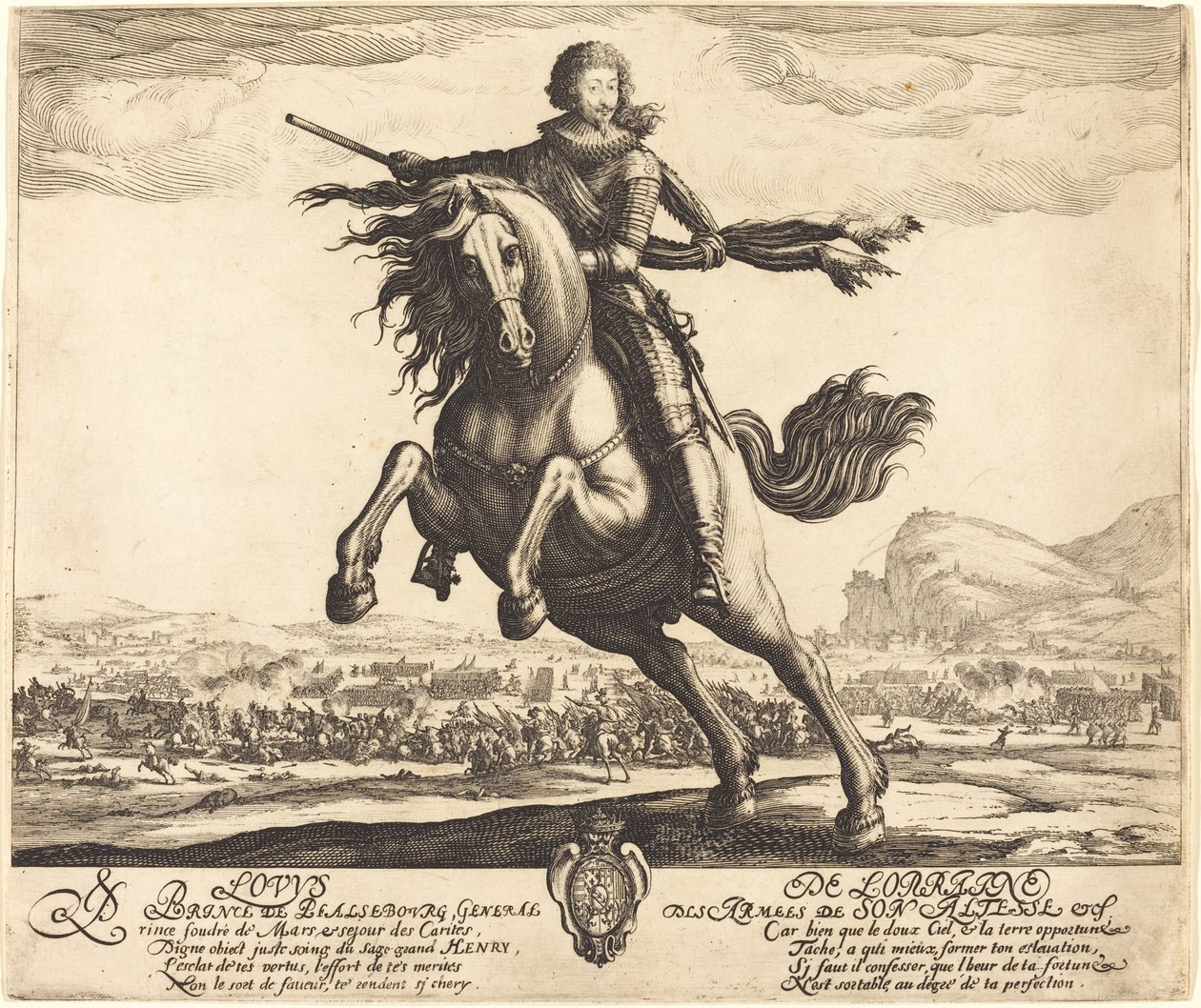 Louis de Lorraine, Prince of Phalsbourg by Jacques Callot