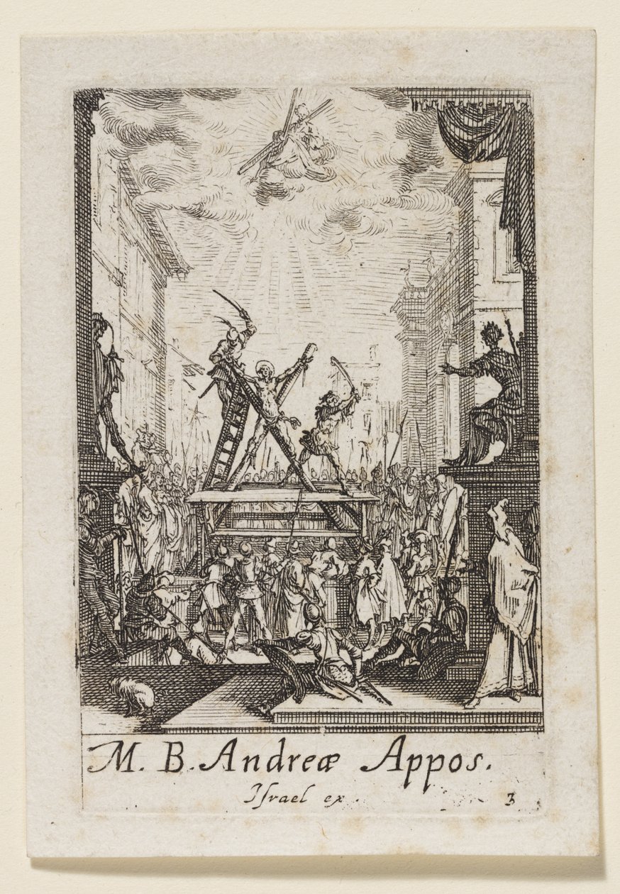 Martyrdom of Saint Andrew the Apostle by Jacques Callot