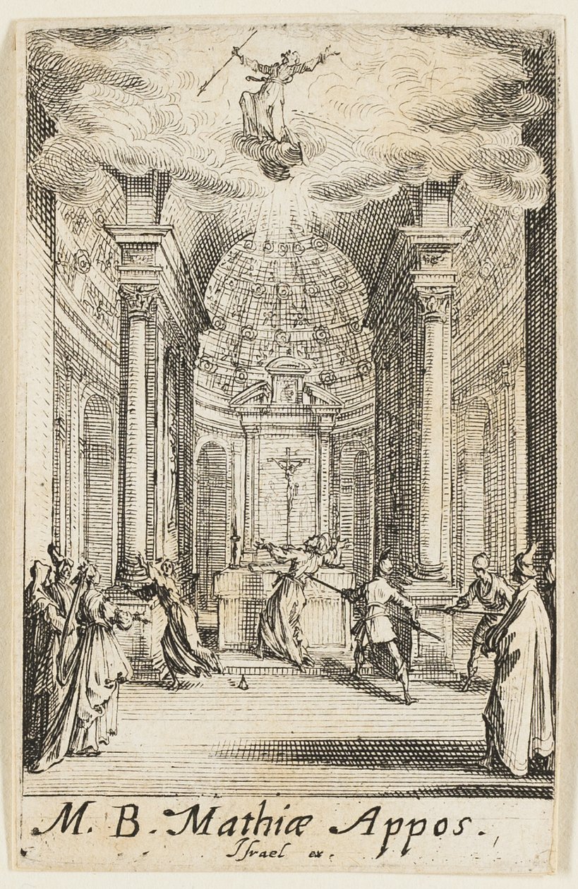 Martyrdom of Saint Matthias, plate eleven from The Martyrdoms of the Apostles by Jacques Callot