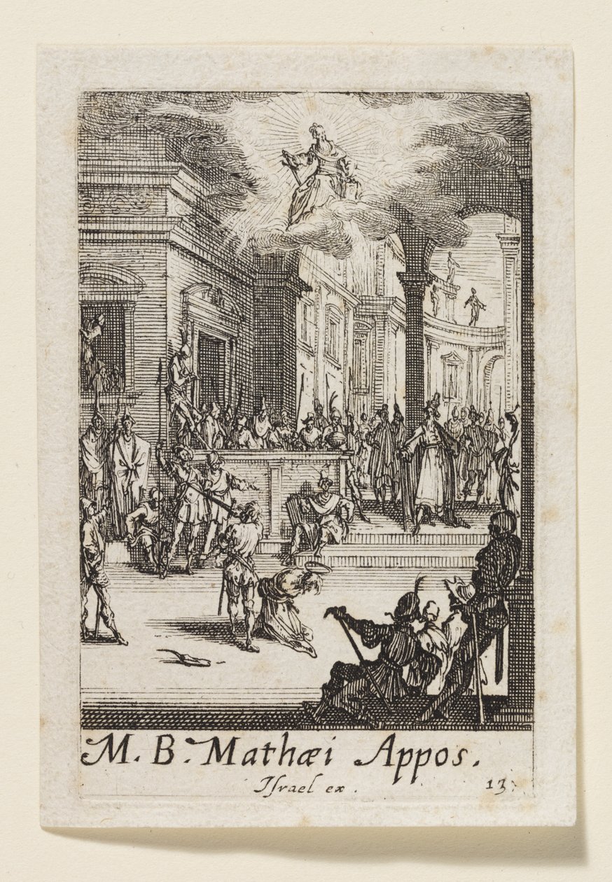 Martyrdom of Saint Matthew the Apostle by Jacques Callot