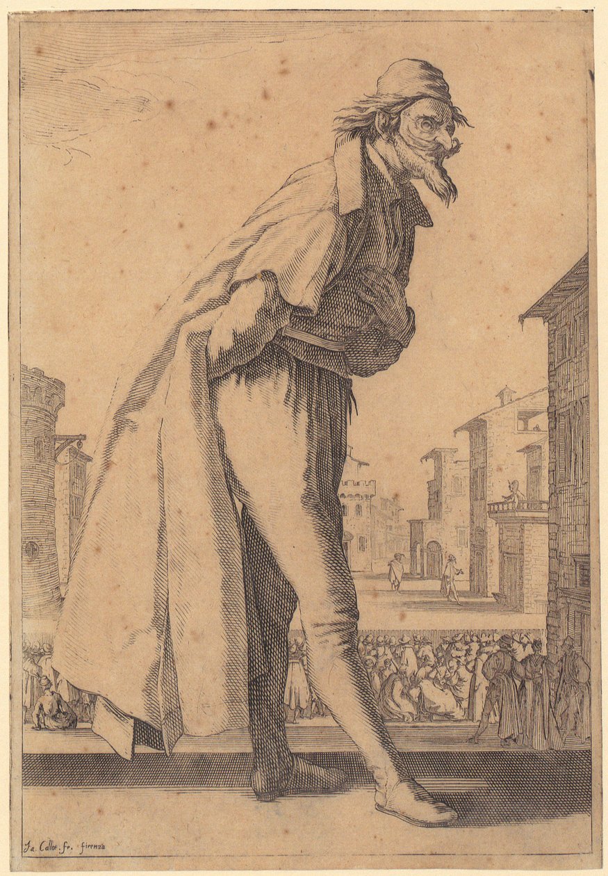 Pantalone, Plate 1 from the Series 