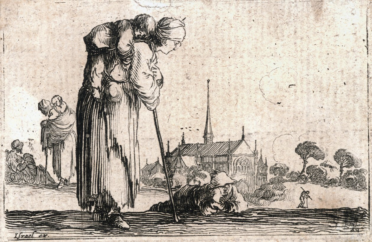 Peasant Woman by Jacques Callot