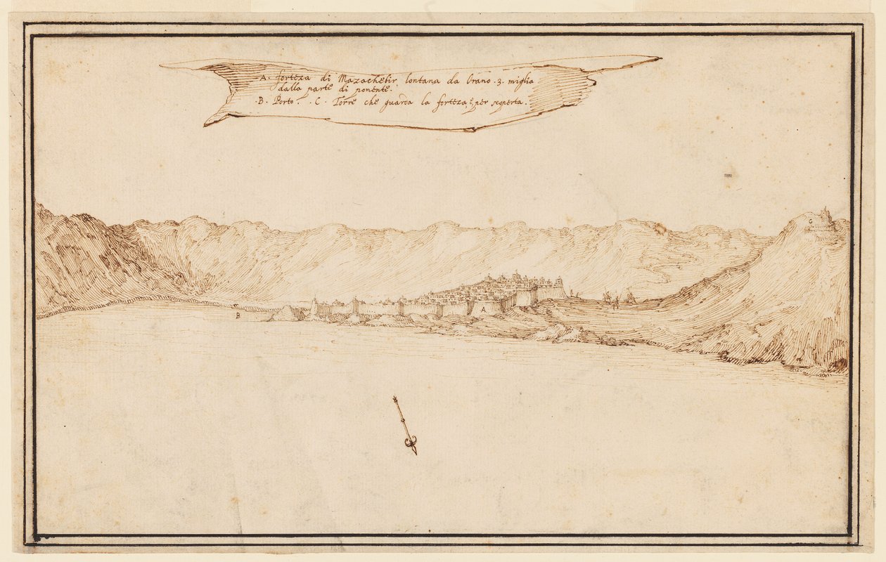 Planometric View of Mazachebir by Jacques Callot