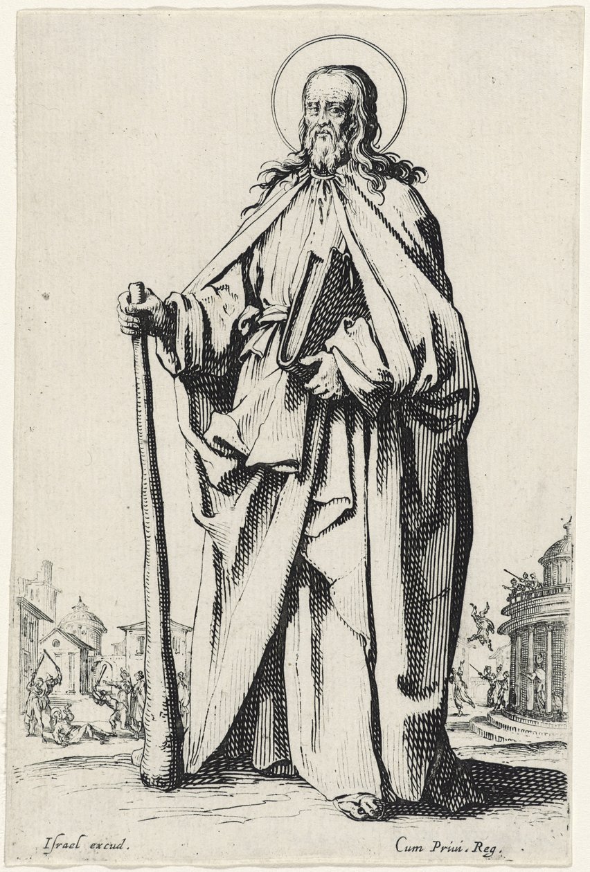 Saint James the Less (The Large Apostles) by Jacques Callot
