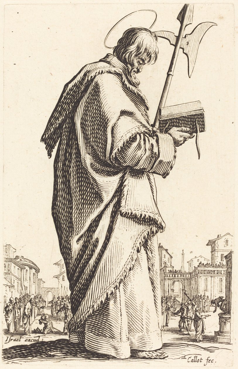 Saint Matthias by Jacques Callot