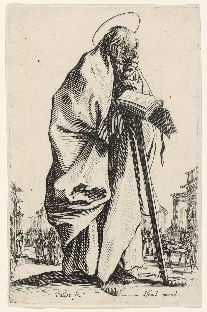 Saint Simon (The Large Apostles) by Jacques Callot