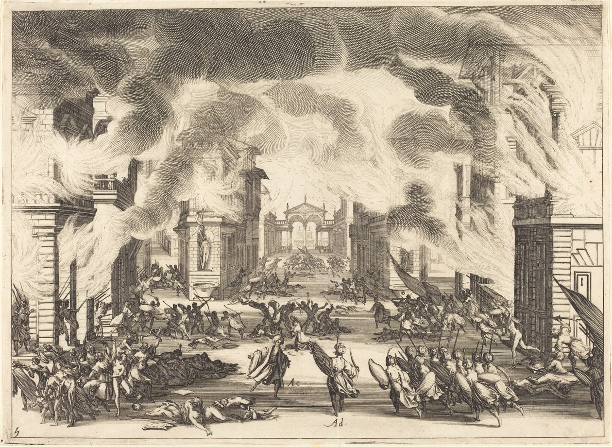 Solimano, Act V by Jacques Callot