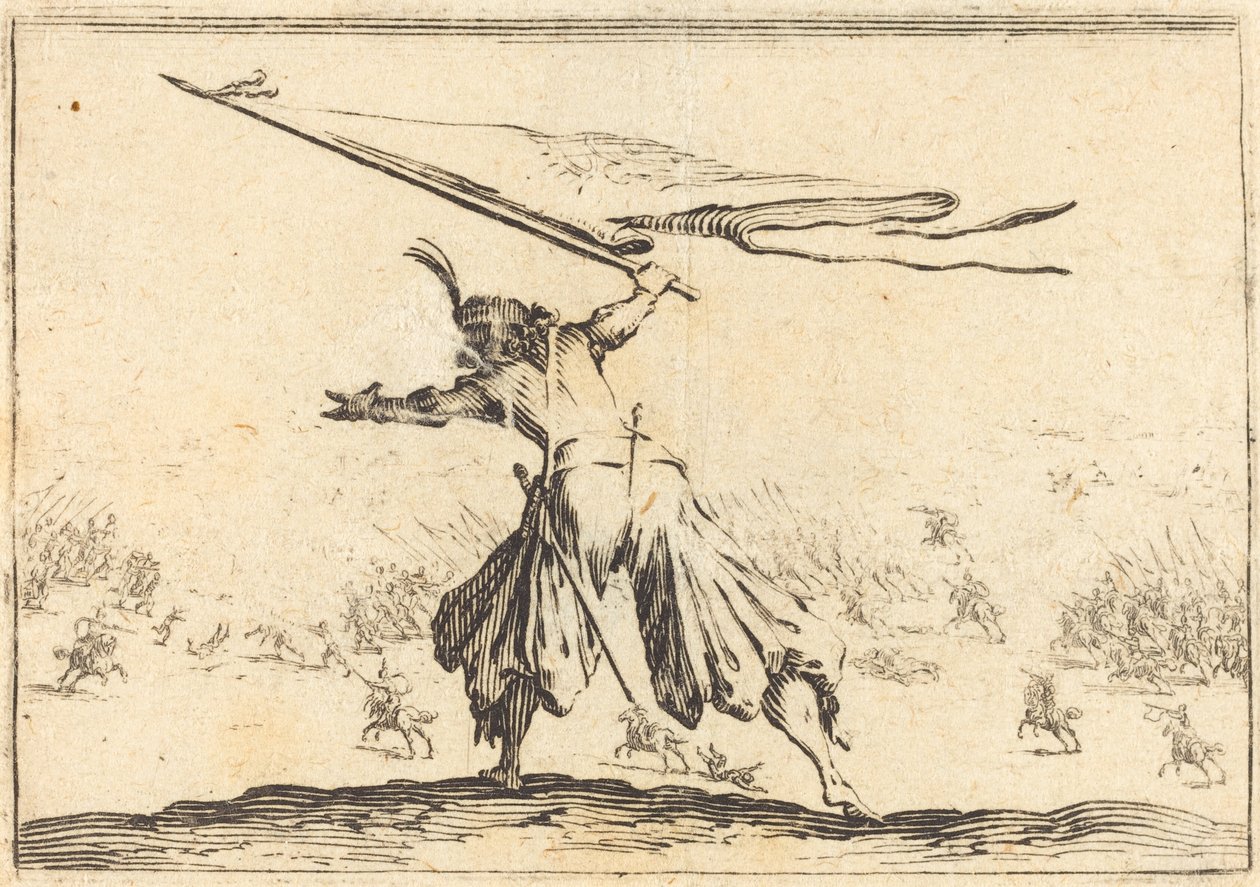 Standard Bearer by Jacques Callot