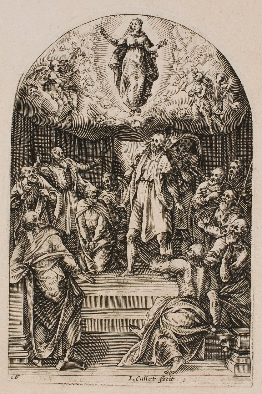 The Assumption, from the series “Pictures of Rome” by Jacques Callot