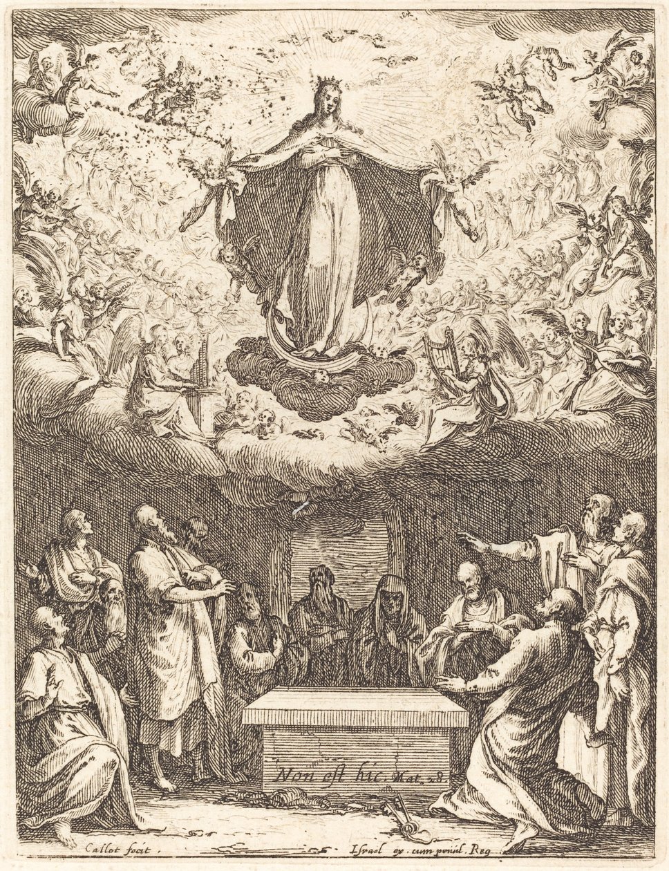 The Assumption of the Virgin by Jacques Callot