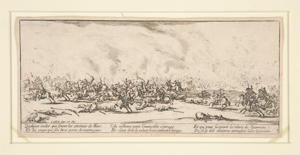 The Battle, from The Miseries and Disasters of War by Jacques Callot
