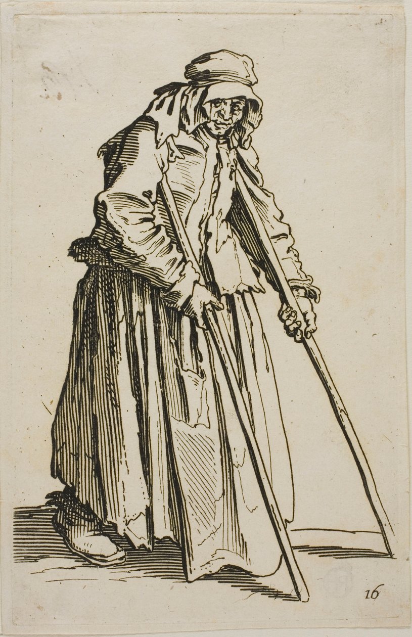 The Beggar on Crutches and His Beggar