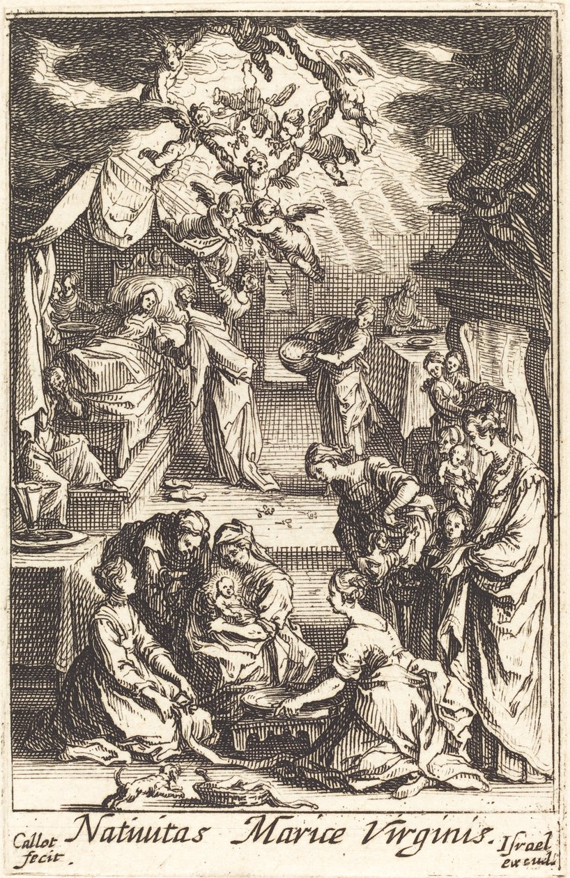 The Birth of the Virgin by Jacques Callot