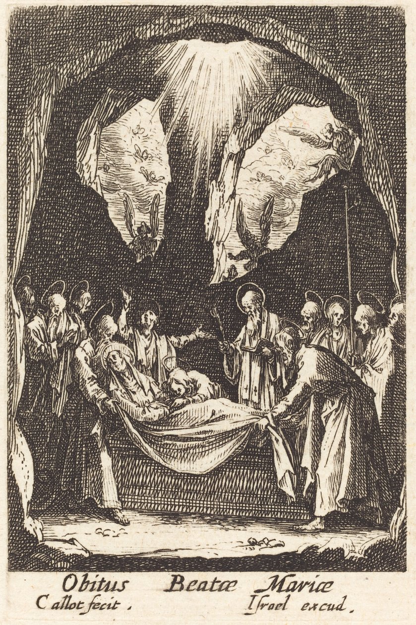 The Burial of the Virgin, in or after 1630 by Jacques Callot