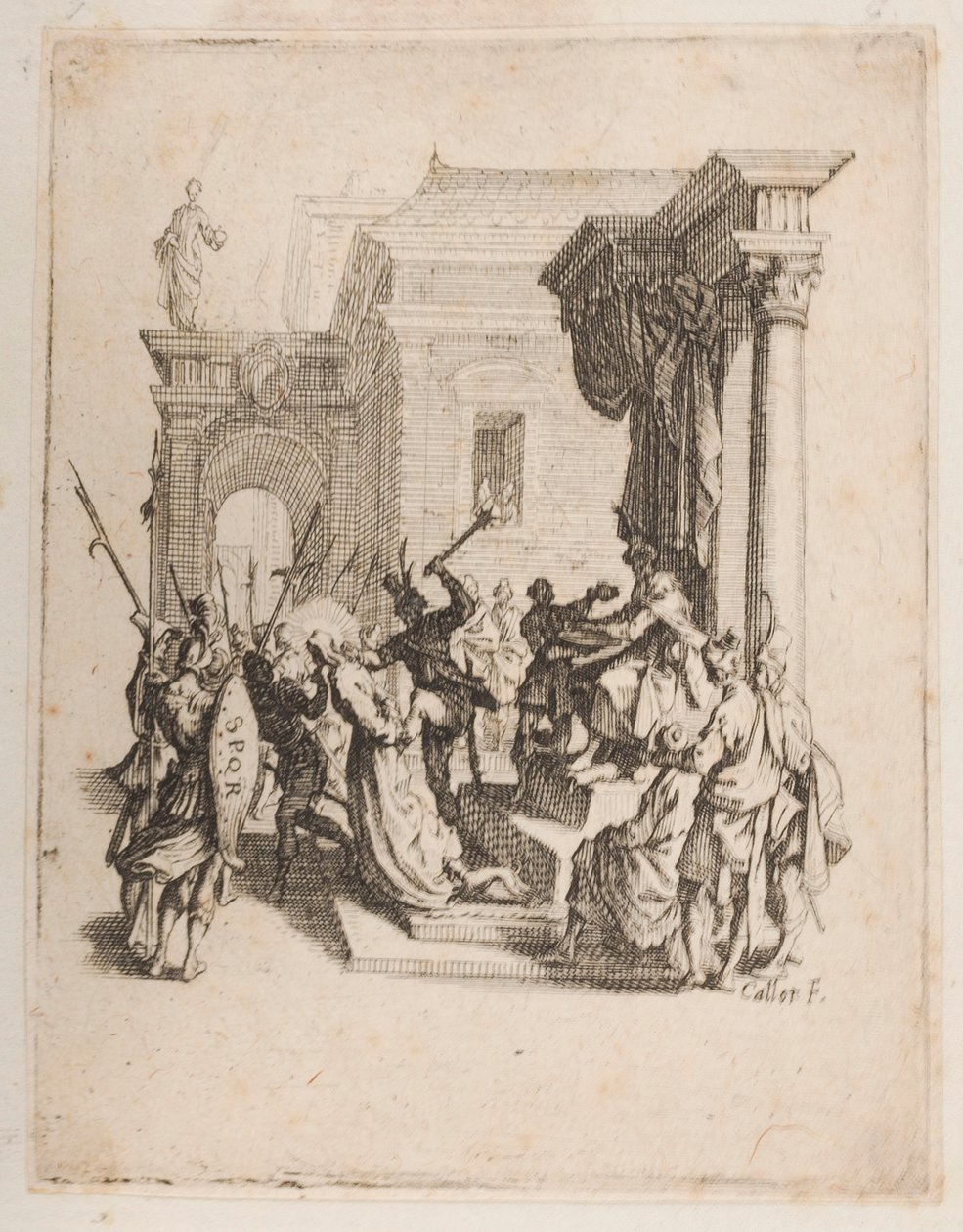 The Condemnation, no. 5 of 11 from La Petite Passion by Jacques Callot