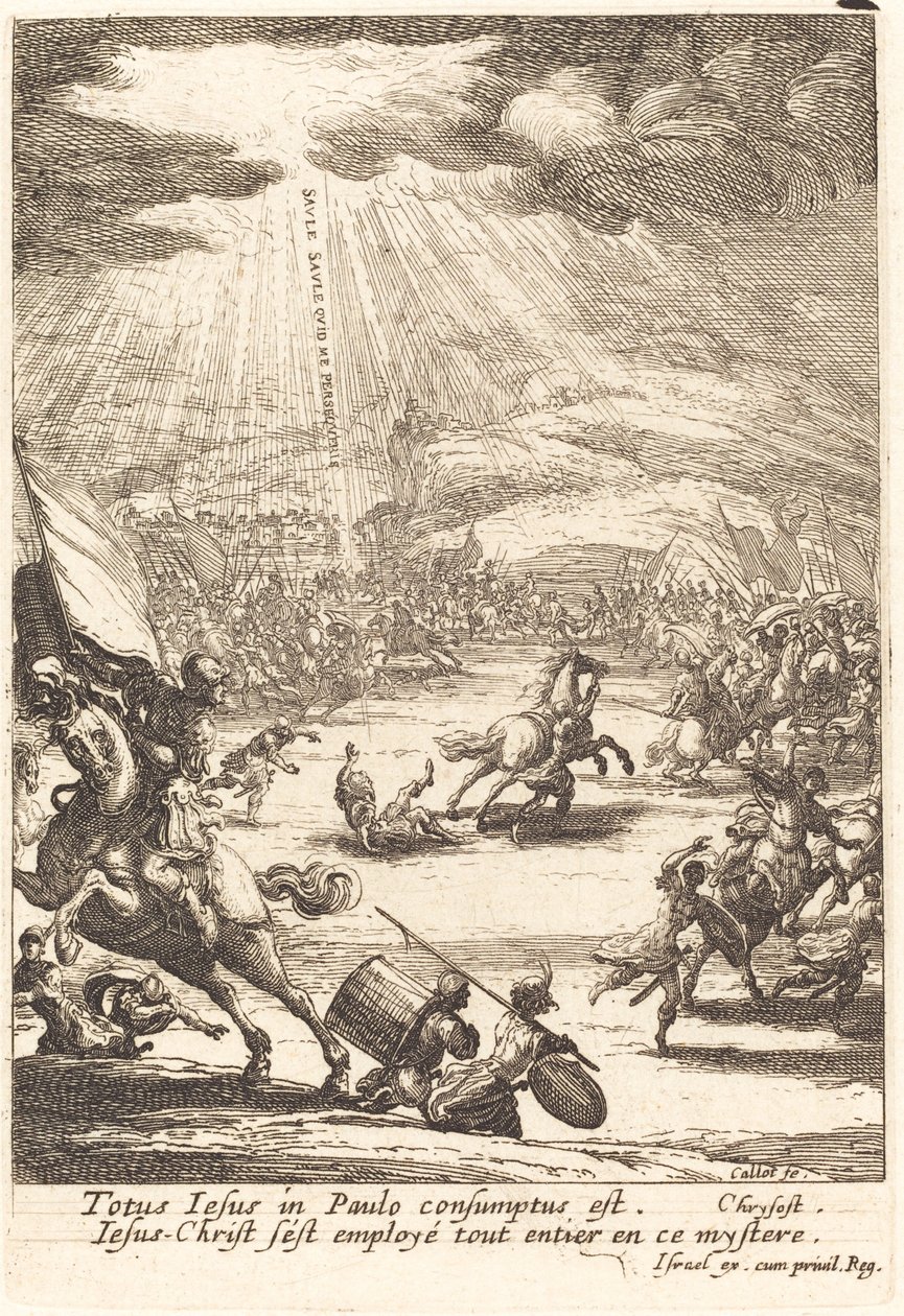 The Conversion of Saint Paul by Jacques Callot