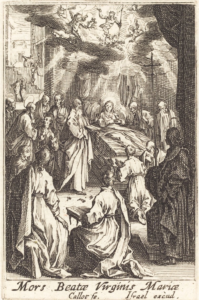 The Death of the Virgin, in or after 1630 by Jacques Callot