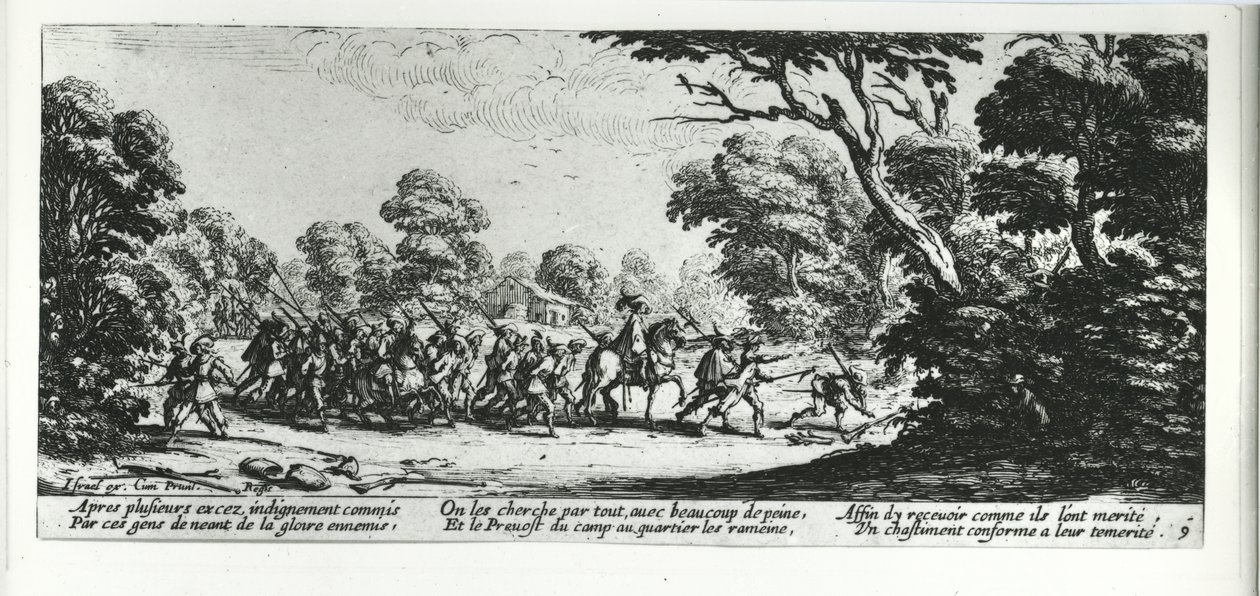 The Discovery of the Brigands, plate 9 from 