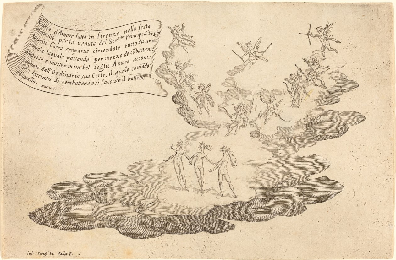 The Float of Love by Jacques Callot