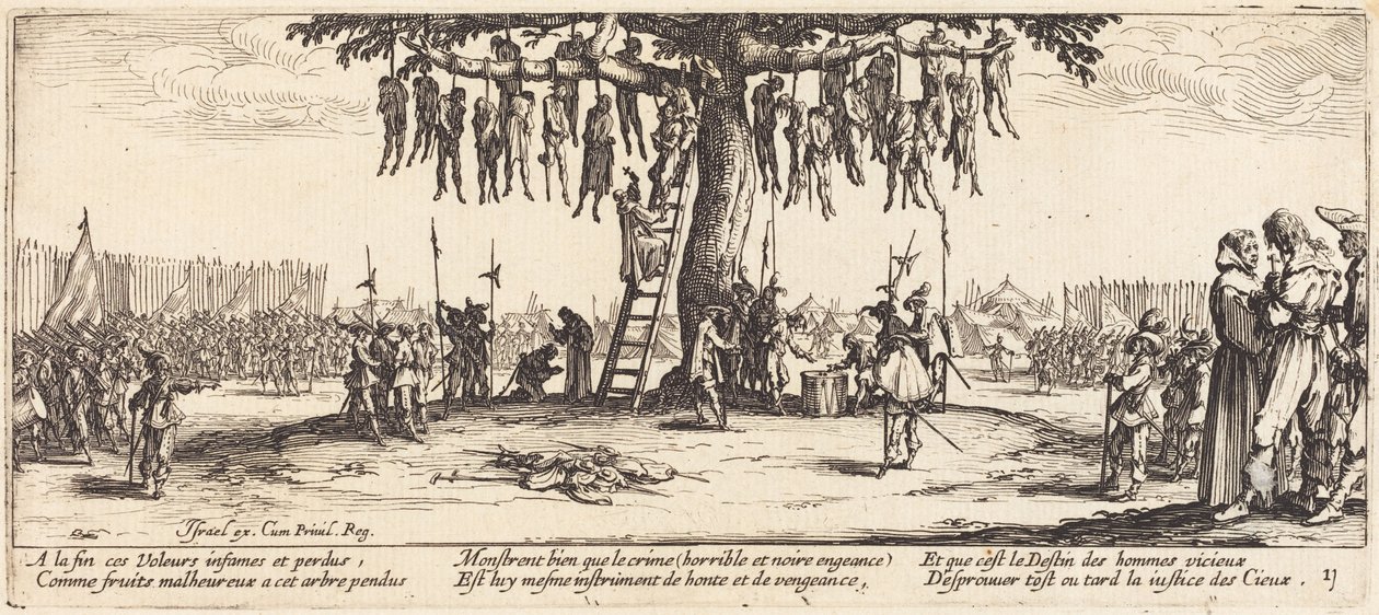 The Hanging by Jacques Callot