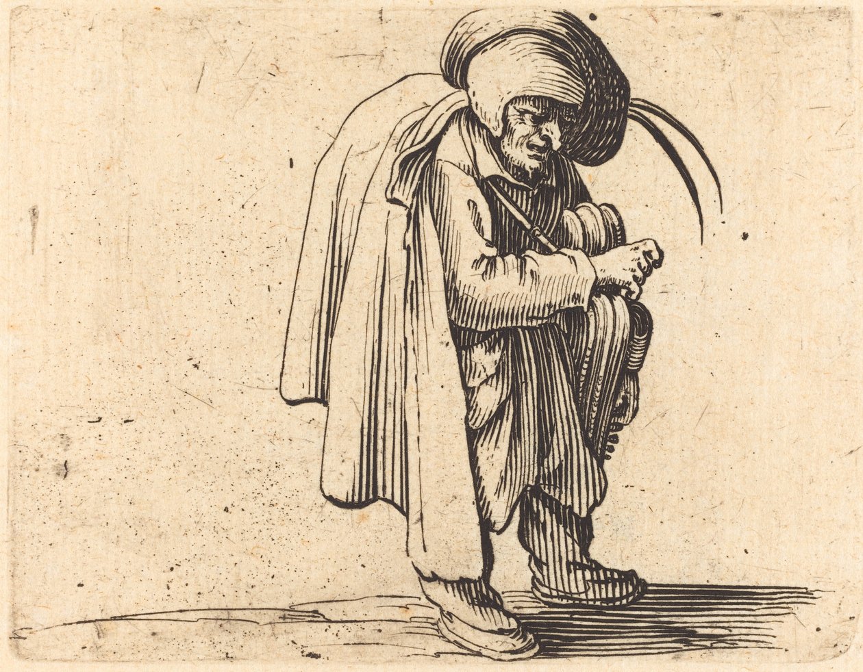 The Hurdy-Gurdy Player by Jacques Callot