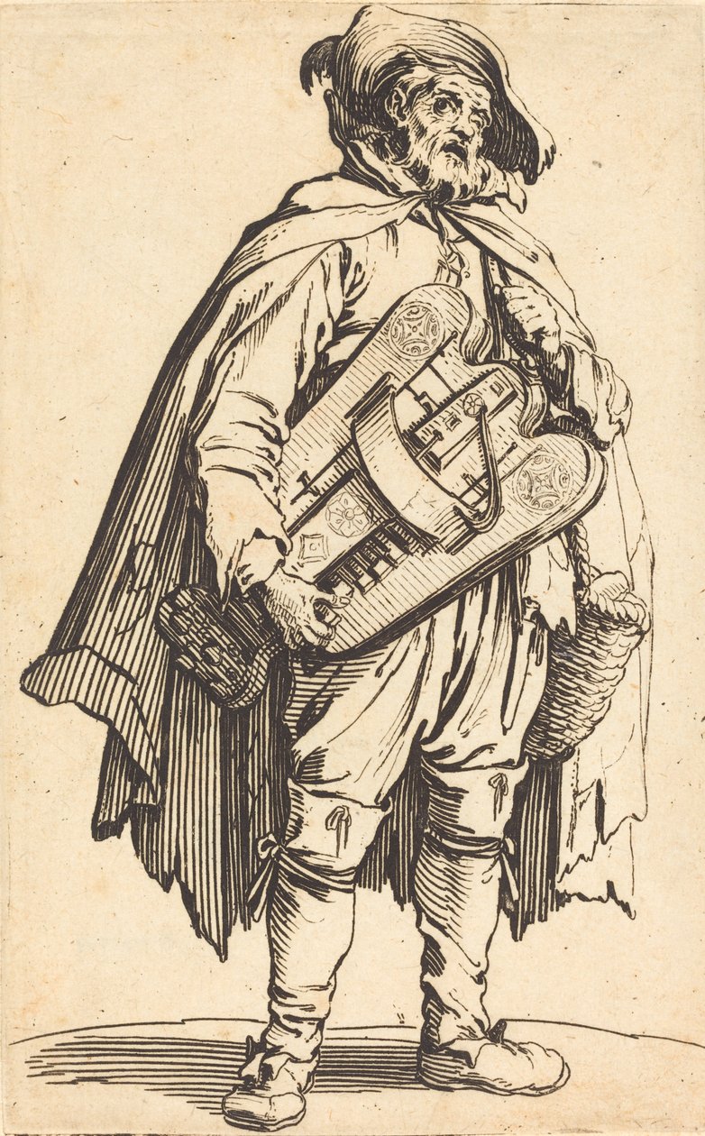 The Hurdy-Gurdy Player by Jacques Callot
