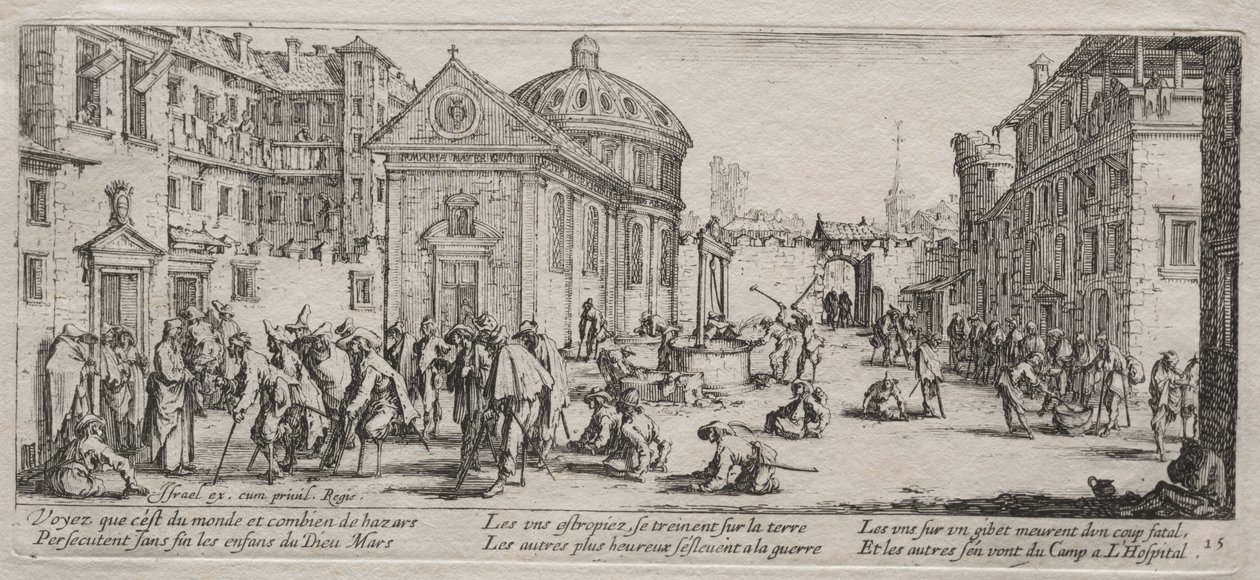 The Large Miseries of War: The Hospital by Jacques Callot