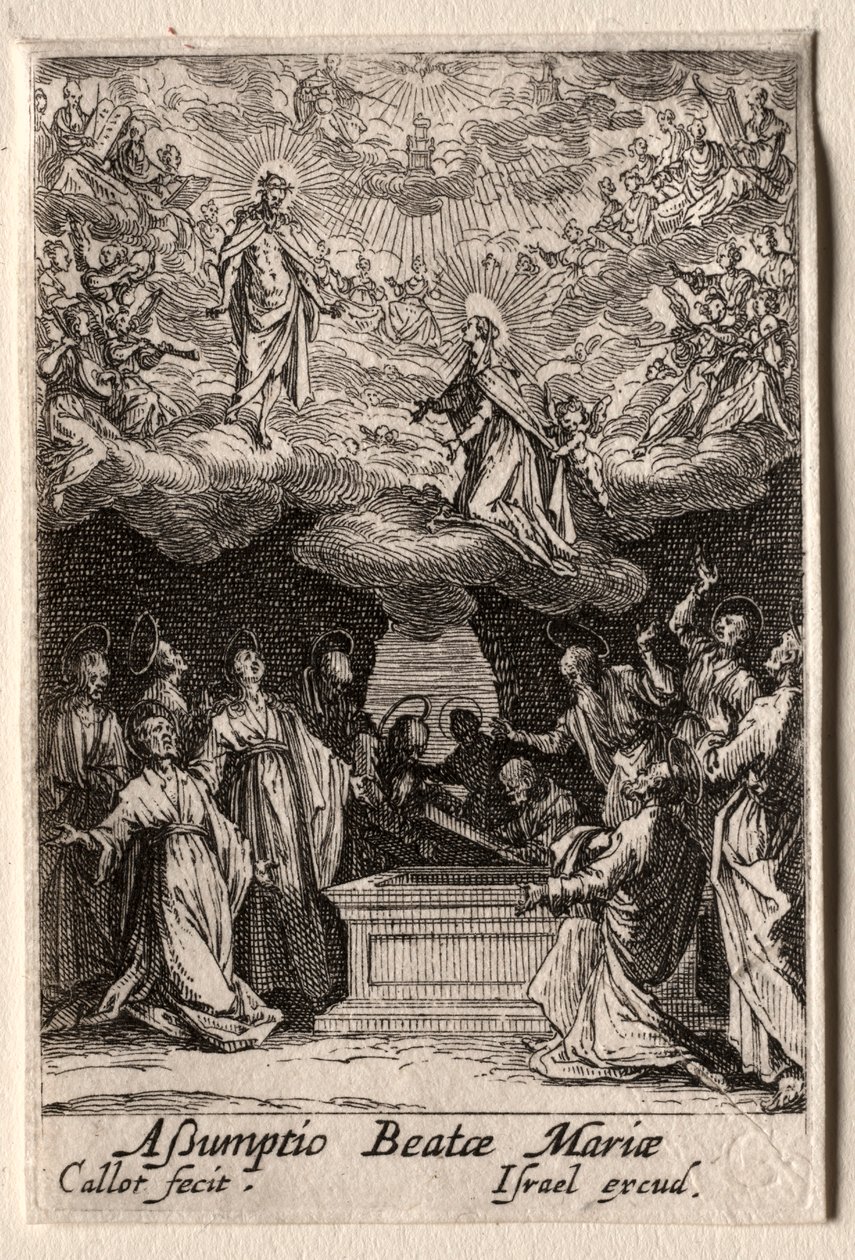 The Life of the Virgin: The Assumption of the Virgin by Jacques Callot