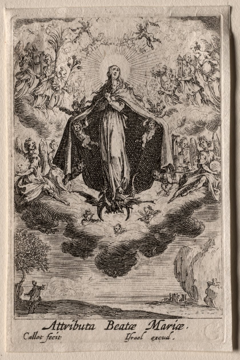 The Attributes of the Virgin by Jacques Callot