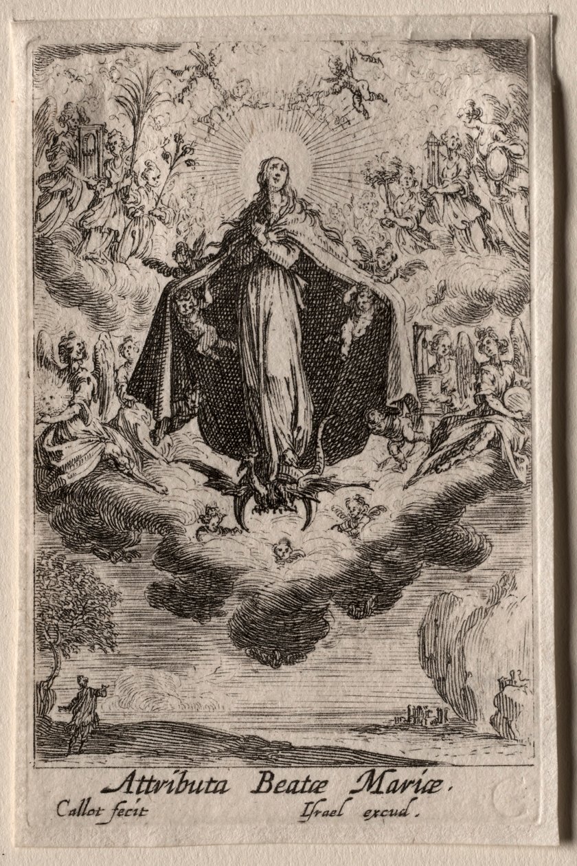 The Life of the Virgin: The Attributes of the Virgin by Jacques Callot