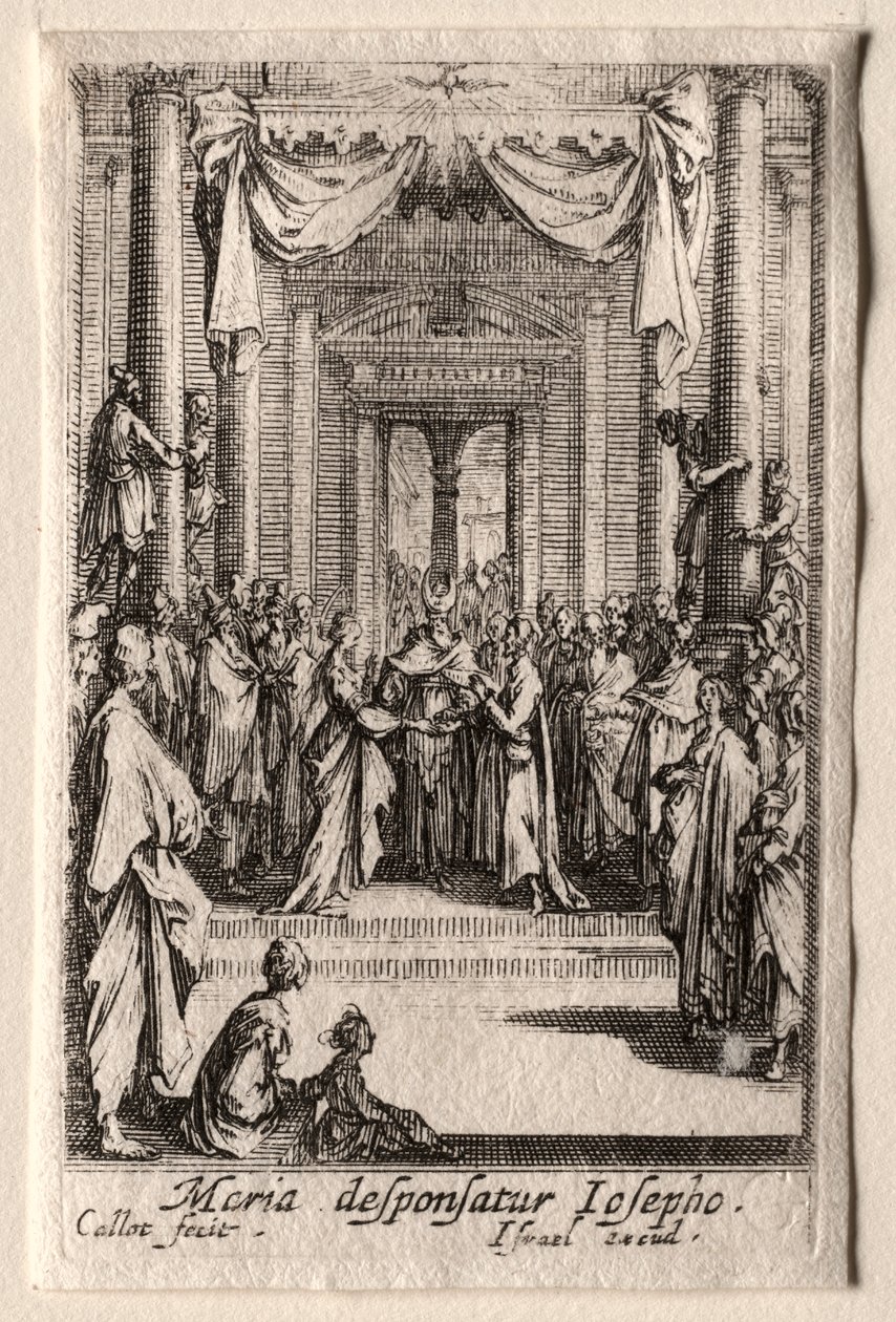 The Marriage of the Virgin by Jacques Callot