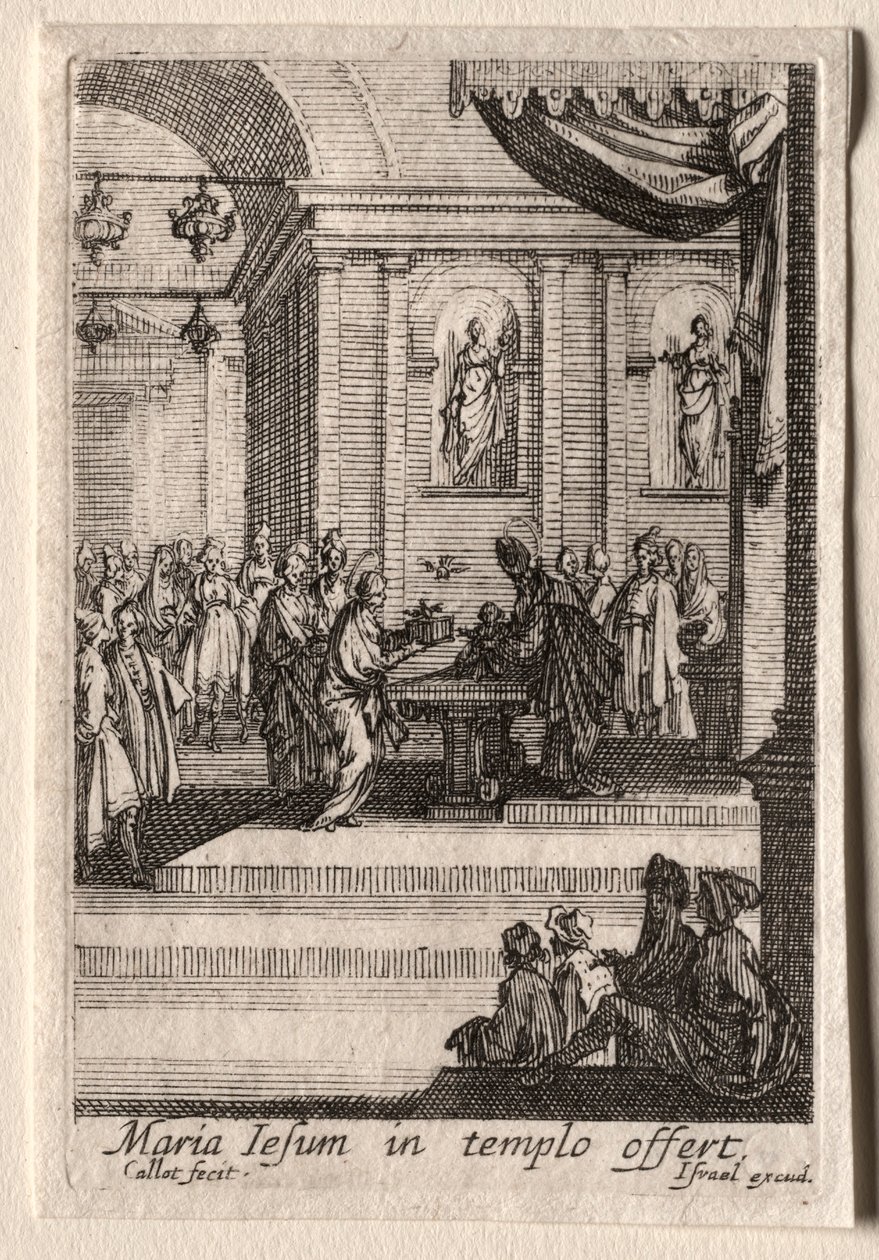 The Life of the Virgin: The Presentation of Christ in the Temple by Jacques Callot