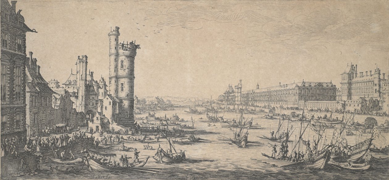 The Louvre by Jacques Callot