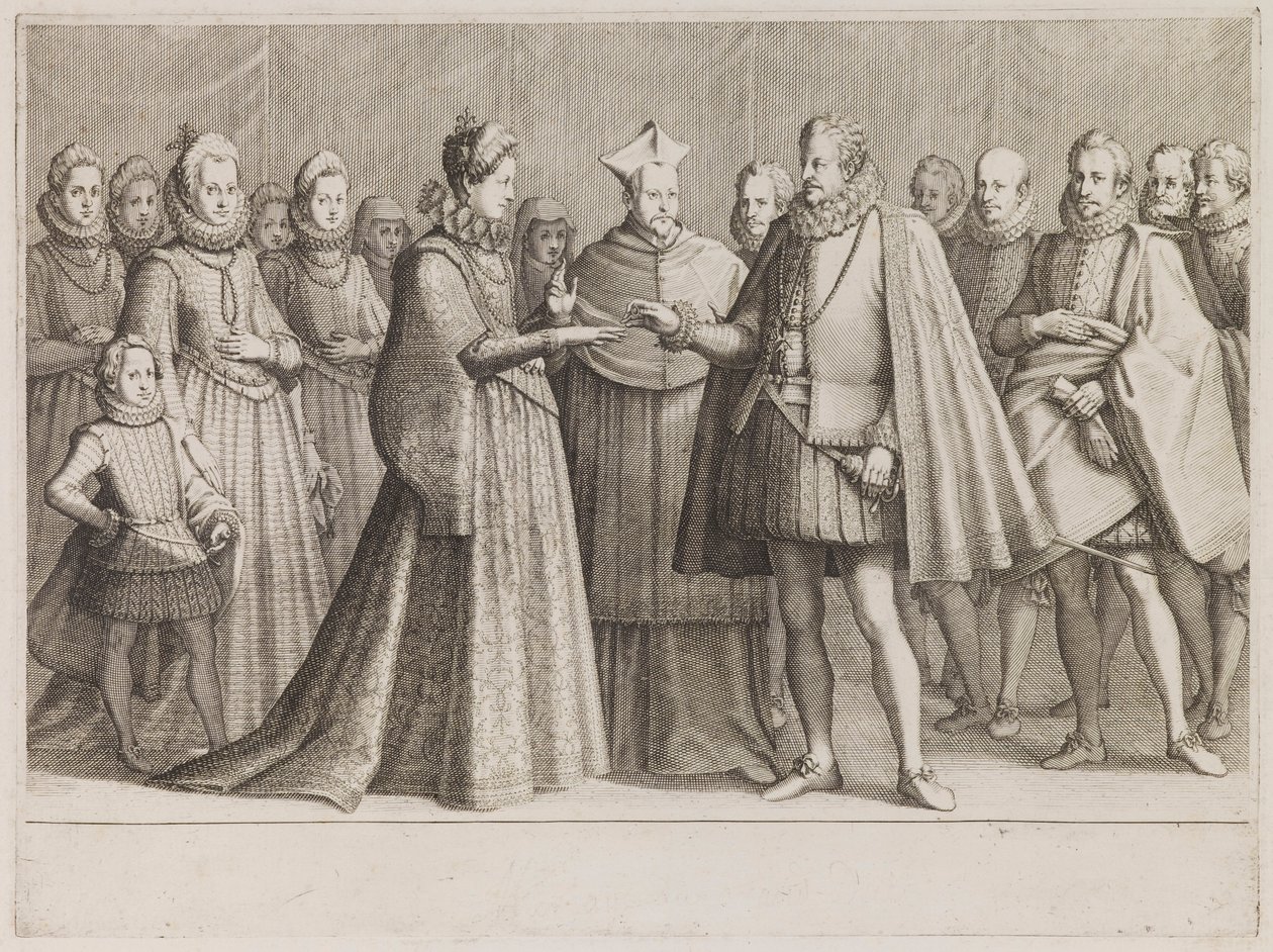 The Marriage of Ferdinand I to Christine of Lorraine, from the series “The Life of Ferdinand de Medici” by Jacques Callot