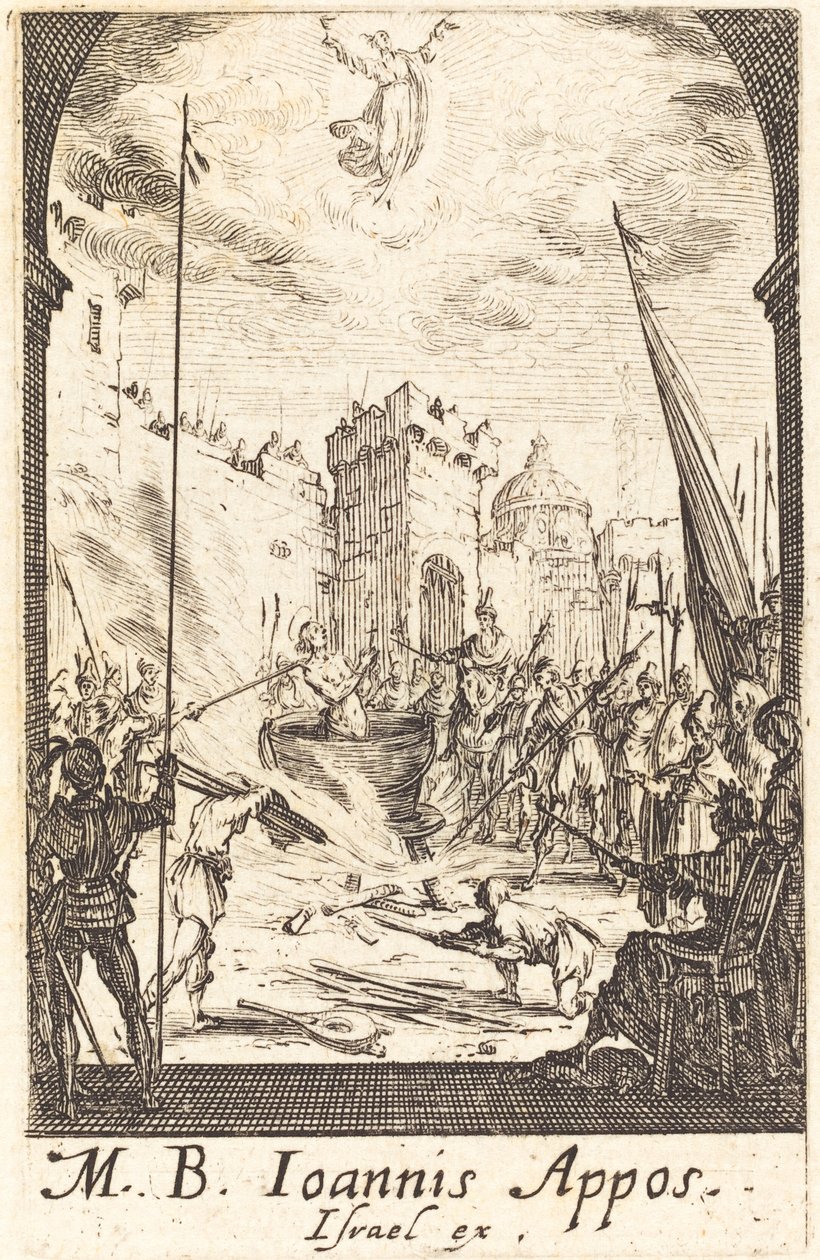The Martyrdom of Saint John the Evangelist by Jacques Callot
