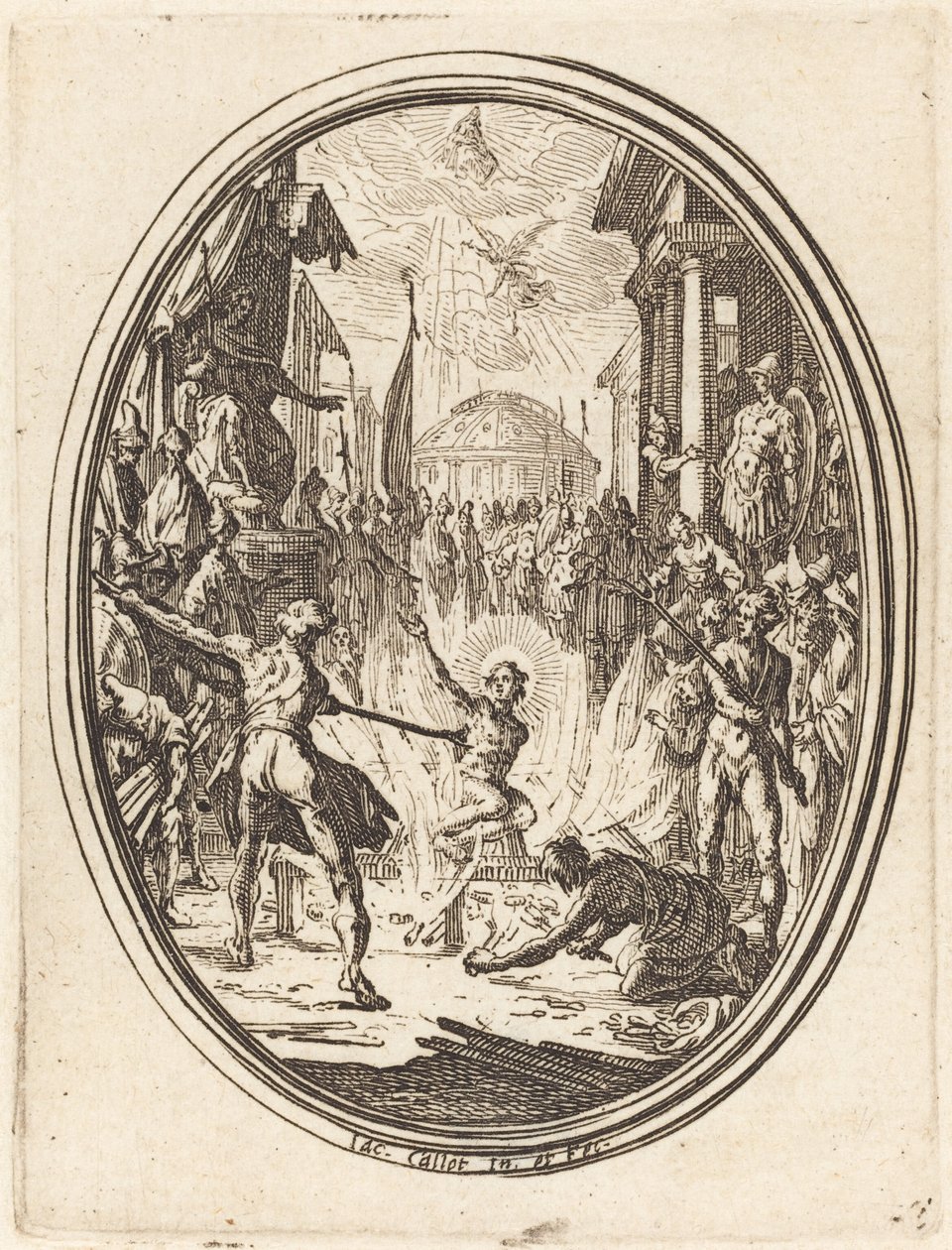 The Martyrdom of Saint Lawrence by Jacques Callot