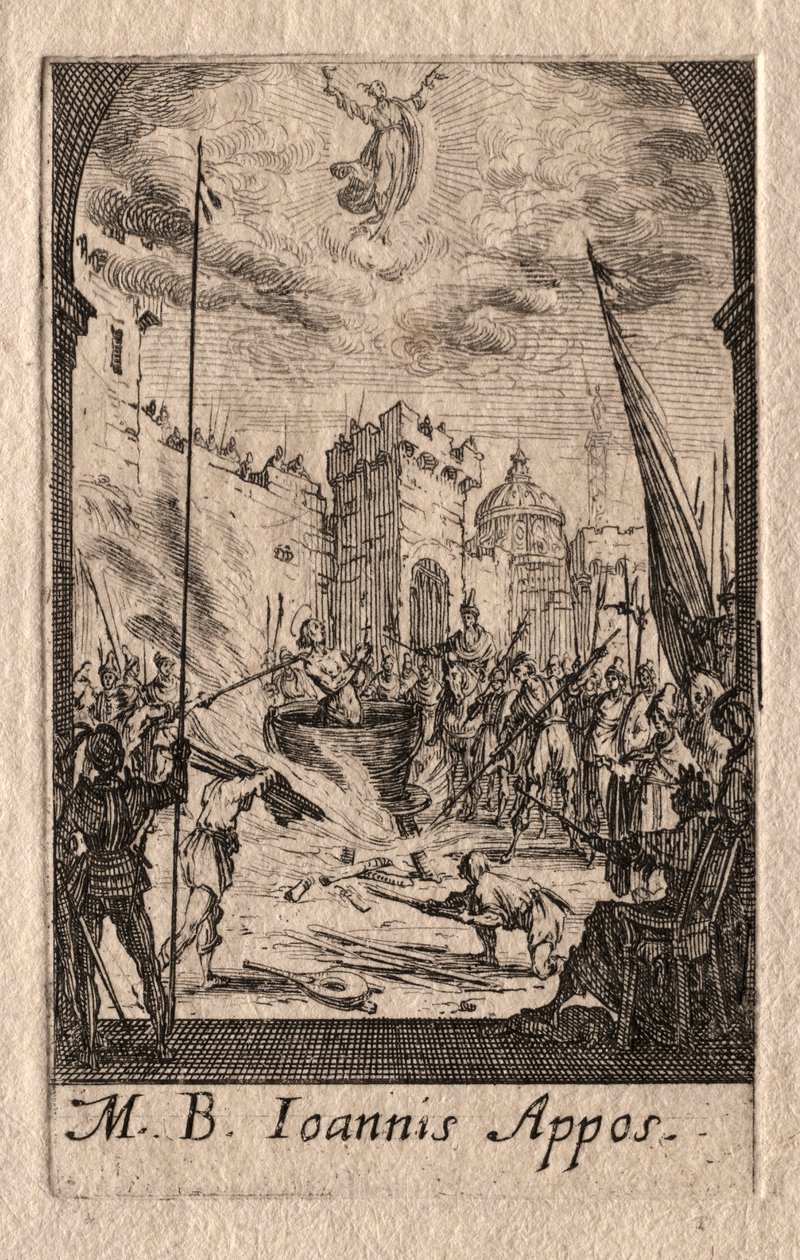 The Martyrdom of the Apostles: St. John the Evangelist by Jacques Callot