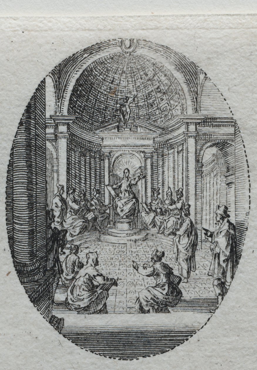 Christ Disputing with the Doctors by Jacques Callot