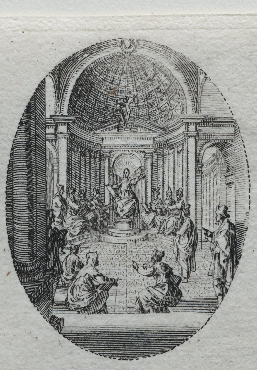 The Mysteries of the Passion: Christ Disputing with the Doctors by Jacques Callot