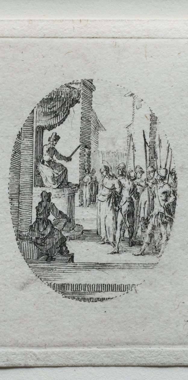 The Mysteries of the Passion: Christ Before Pilate by Jacques Callot