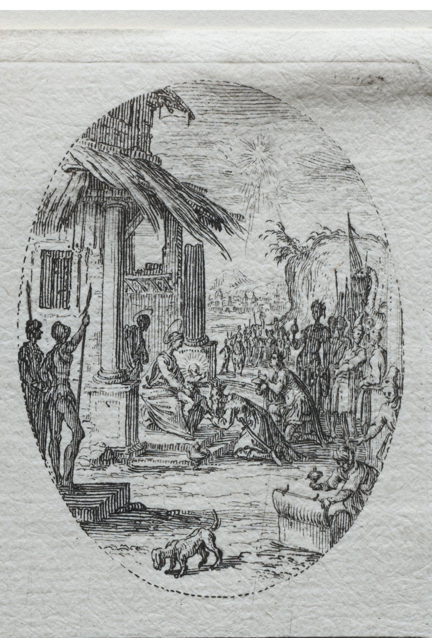 The Mysteries of the Passion: The Adoration of the Kings by Jacques Callot