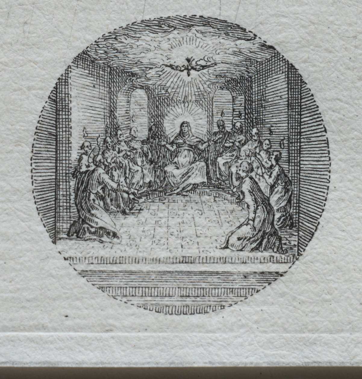 The Descent of the Holy Spirit by Jacques Callot