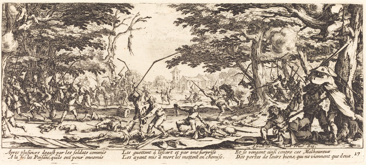 The Peasants Avenge Themselves by Jacques Callot