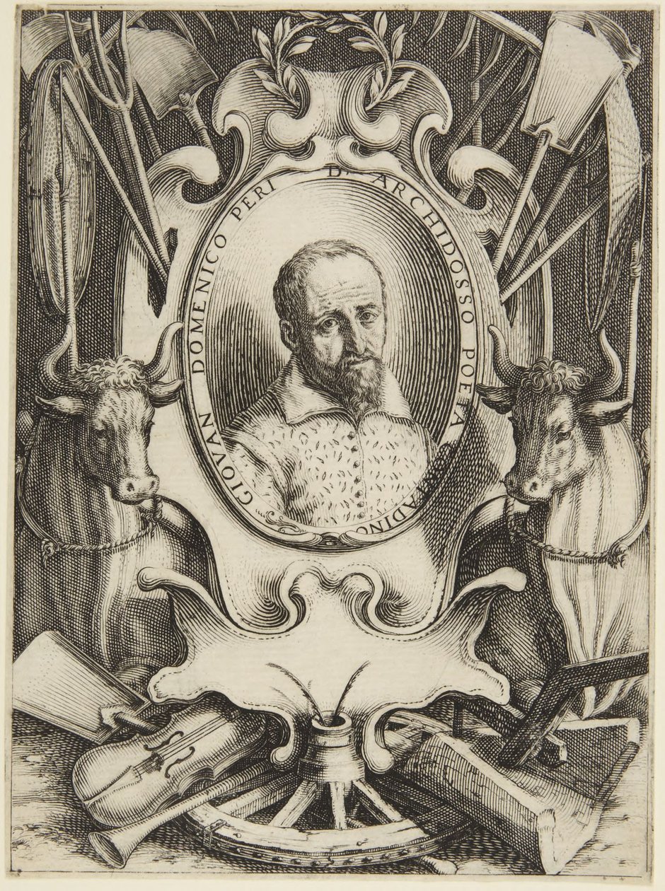 The Portrait of Giovanni Domenico Peri by Jacques Callot