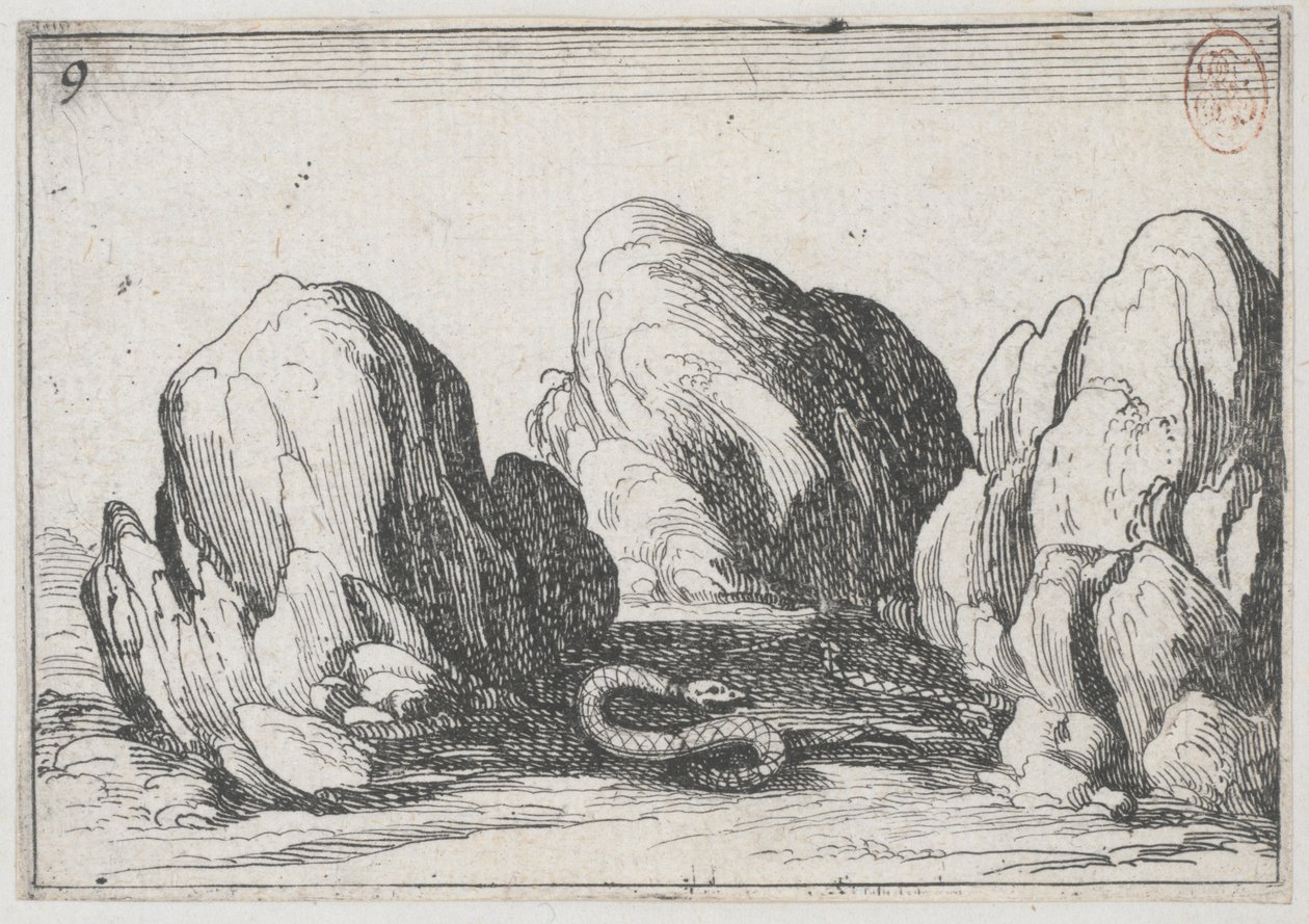 The Serpent - no. 9 from the series by Jacques Callot