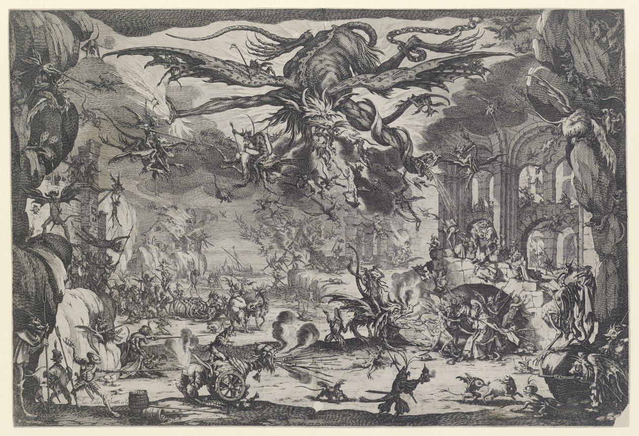 The Temptation of St. Anthony by Jacques Callot