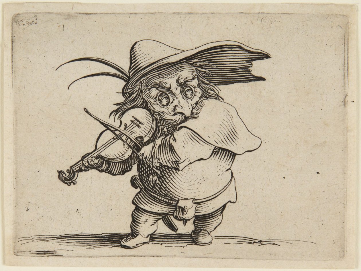 The Violin-Player by Jacques Callot