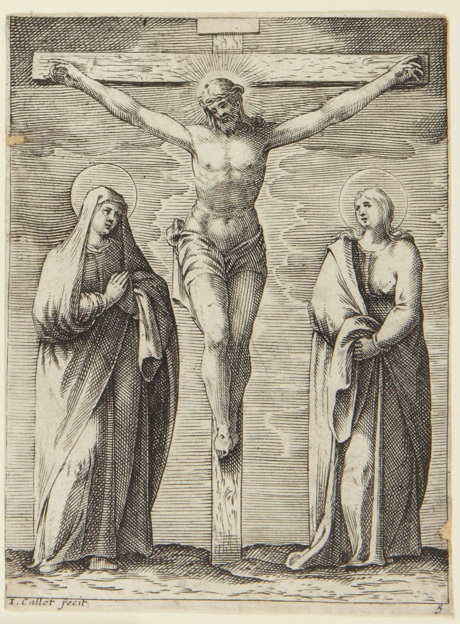 The Virgin and St. John at the Foot of the Cross by Jacques Callot