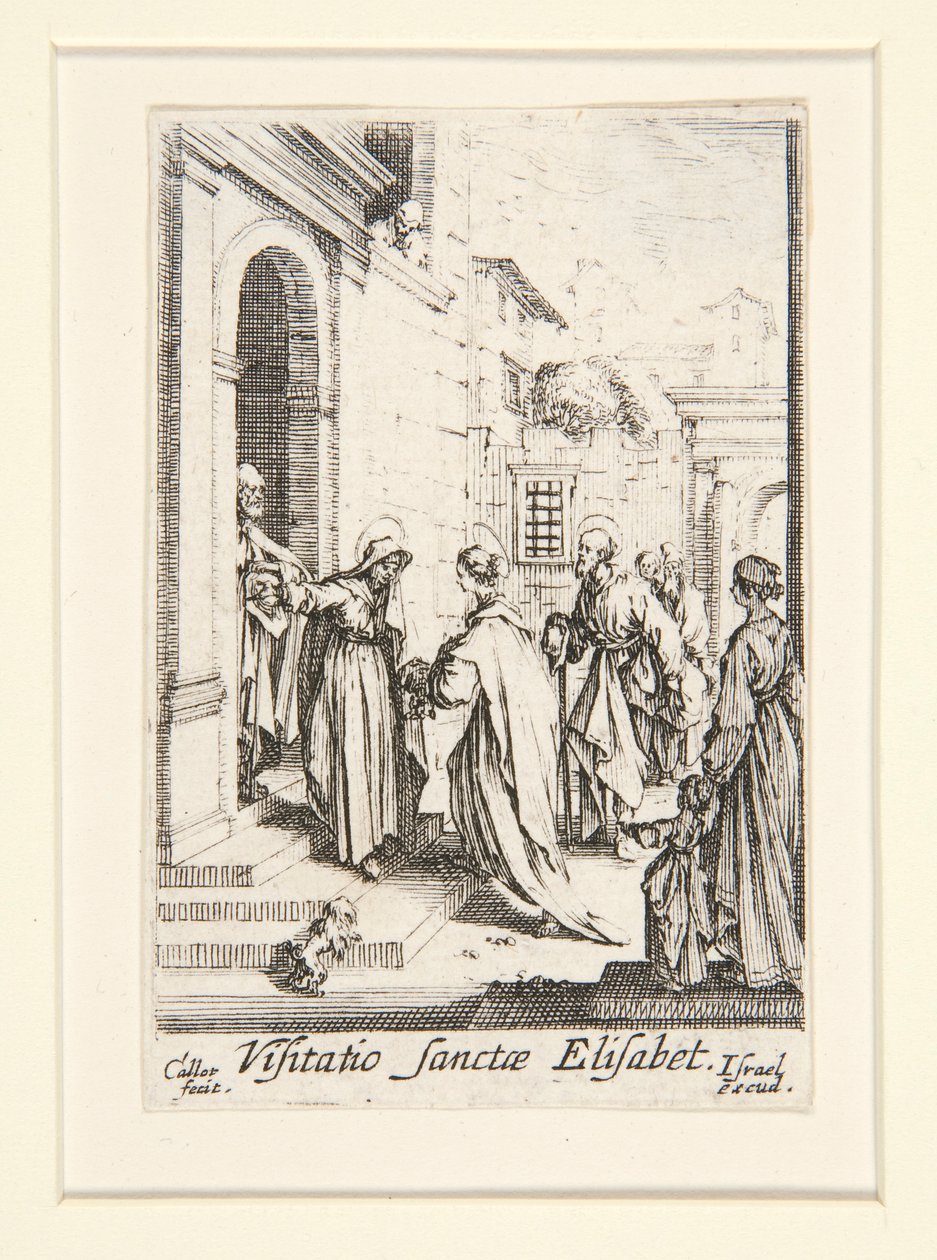 The Visitation, No. 6, from The Life of the Virgin by Jacques Callot